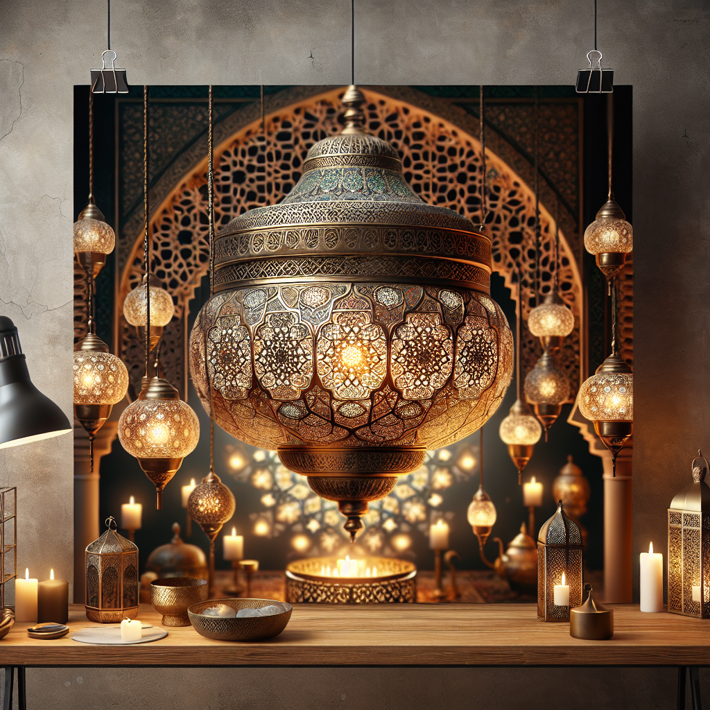 Mystic Lighting: Creating an Enchanting Home with Moroccan Chandelier Lanterns and Mosaic Ceiling Lamps